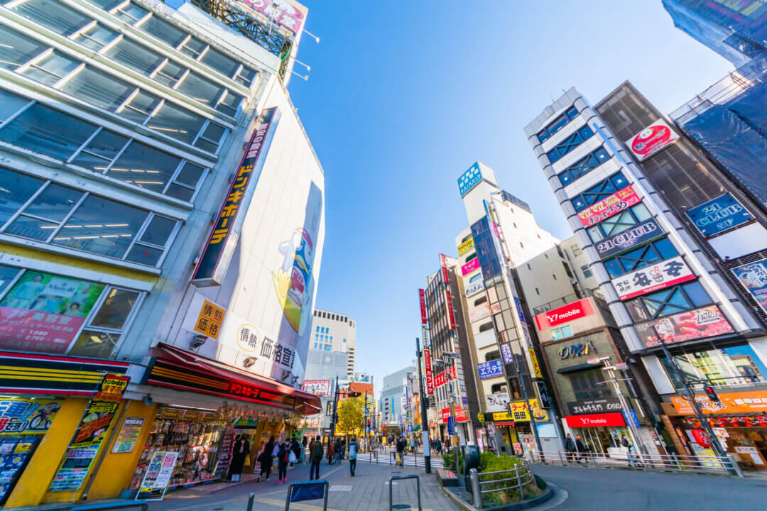 住みやすい八王子駅前の様子